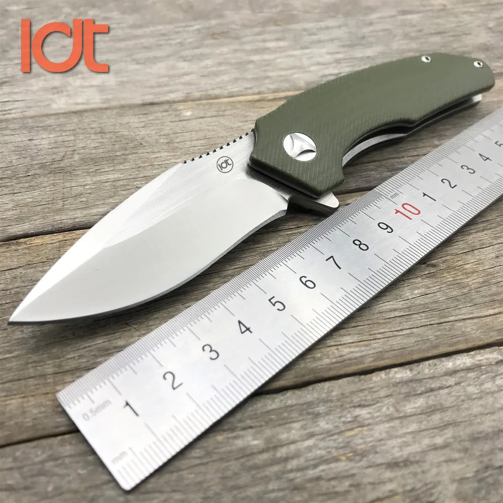 LDT A2 Folding knife 9Cr18Mov Blade G10 Handle Bearing Military Camping Tactical Outdoor Knife Survival Pocket Hunting EDC Tool