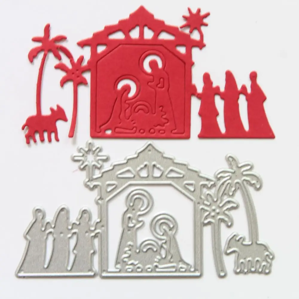 

Metal Cutting Dies Christian Believer Shape Stencils For DIY Scrapbooking Decorative Embossing Handcraft Die Cutting Template