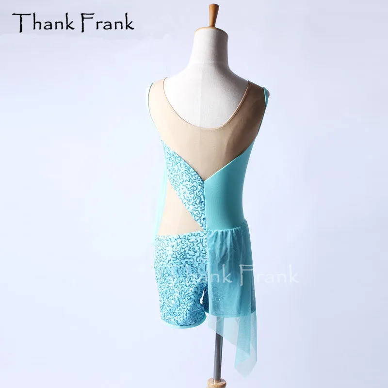 Mesh Tank Latin Dance Dress For Girls Women Fashionable Sequin Jazz Costume Thank Frank C409 Mesh Tank Latin Dance Dress For Girls Women Fashionable Sequin Jazz Costume Thank Frank C409