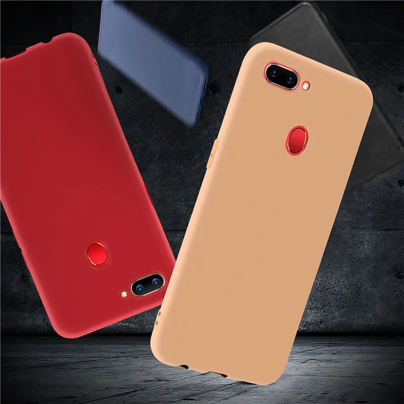Матовый чехол для OPPO A57 A39 из углеродного волокна матовый Гибридный Силиконовый F5