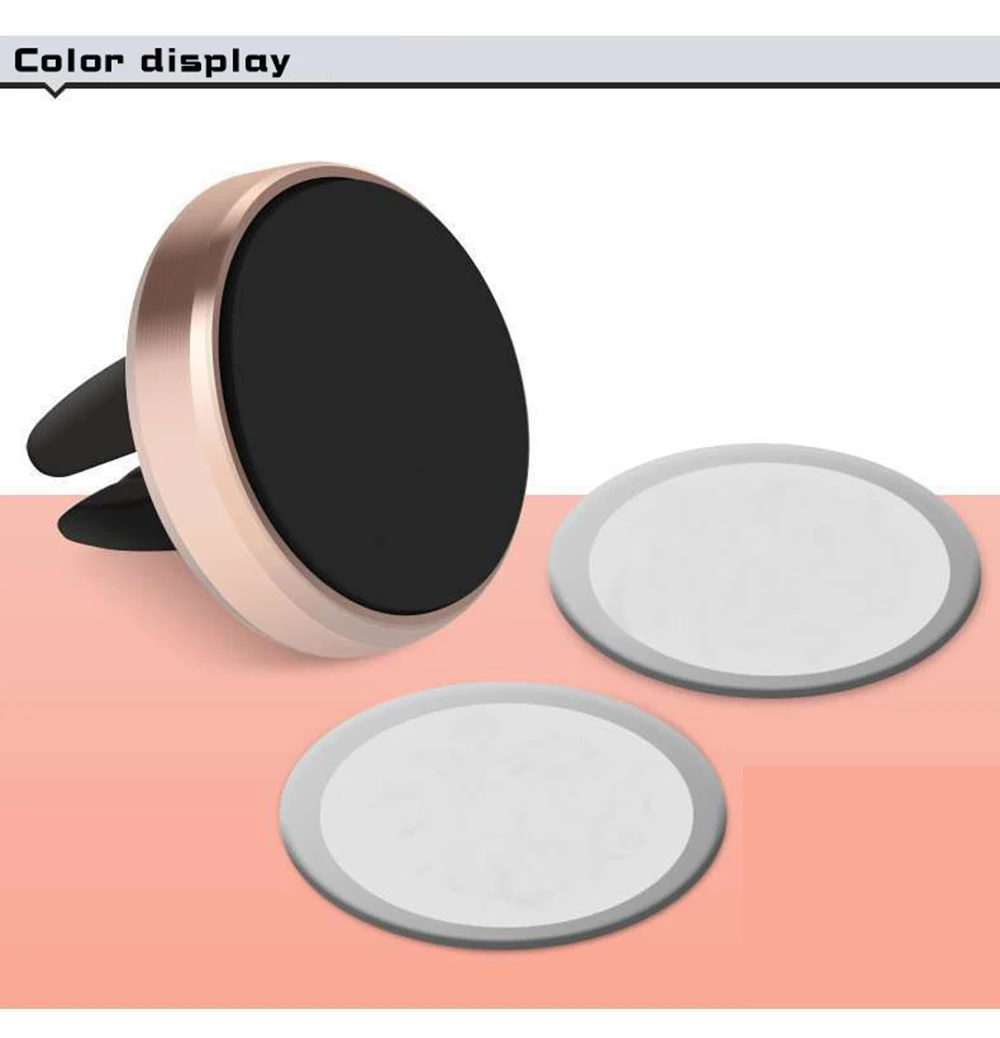 Магнитный маленький и изысканный держатель для телефона в автомобиле, компактное Универсальное крепление для мобильного телефона