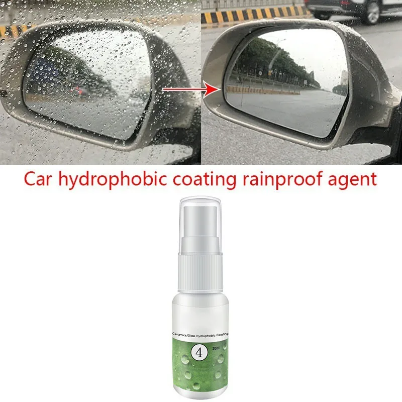 Ceramic/glass nano-hydrophobic coating anti-rain agent HGKJ-4-20ml Windshield Rainproof Agent Spray Car accessories