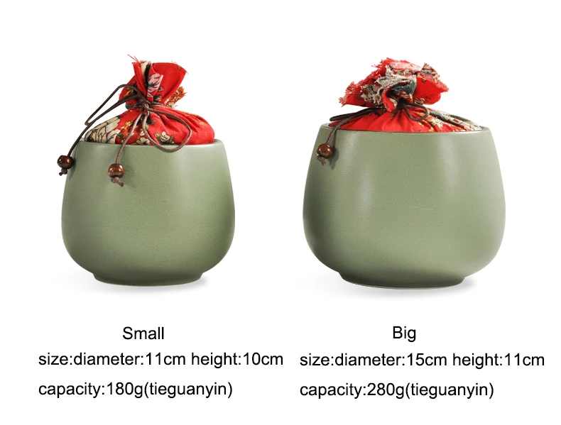 Японский Стиль грубая Керамическая пиала Caddy керамики чайный набор кунг-фу коробка для хранения чая специи, приправы запечатанные банки Винтаж Home Decor