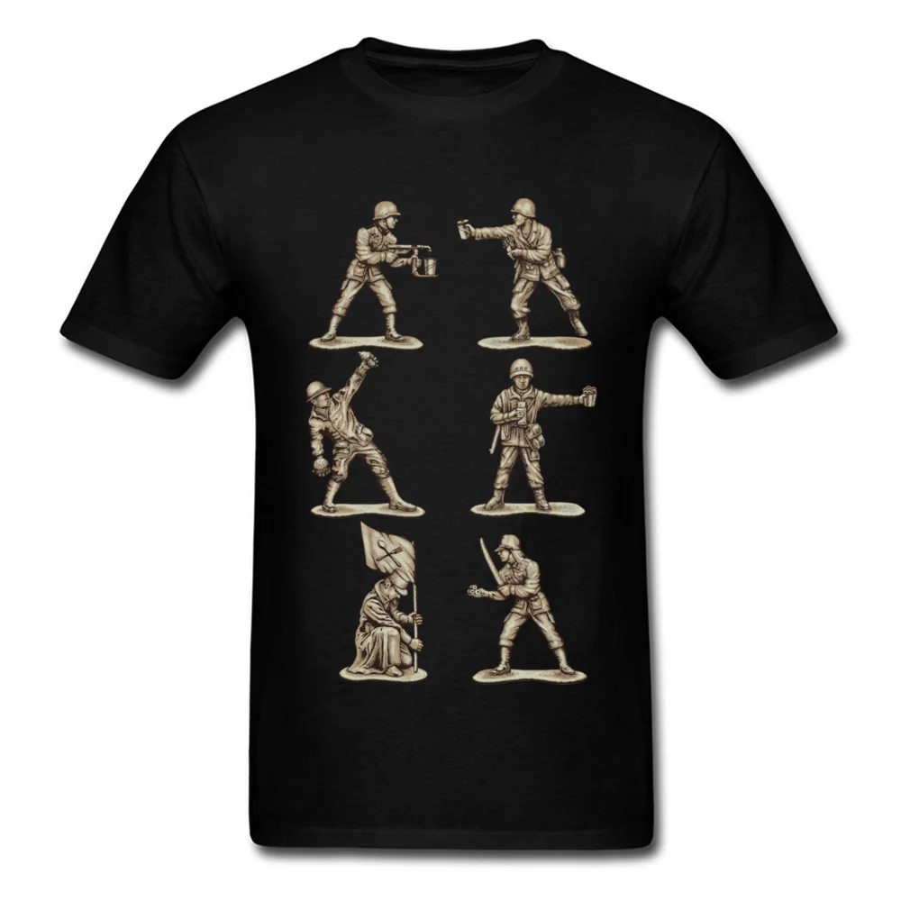 Youth Tops Shirts FASTFOOD SOLDIERS Slim Fit Birthday T Shirt Pure Cotton Short Sleeve Simple Style Tee-Shirt O Neck FASTFOOD SOLDIERS black