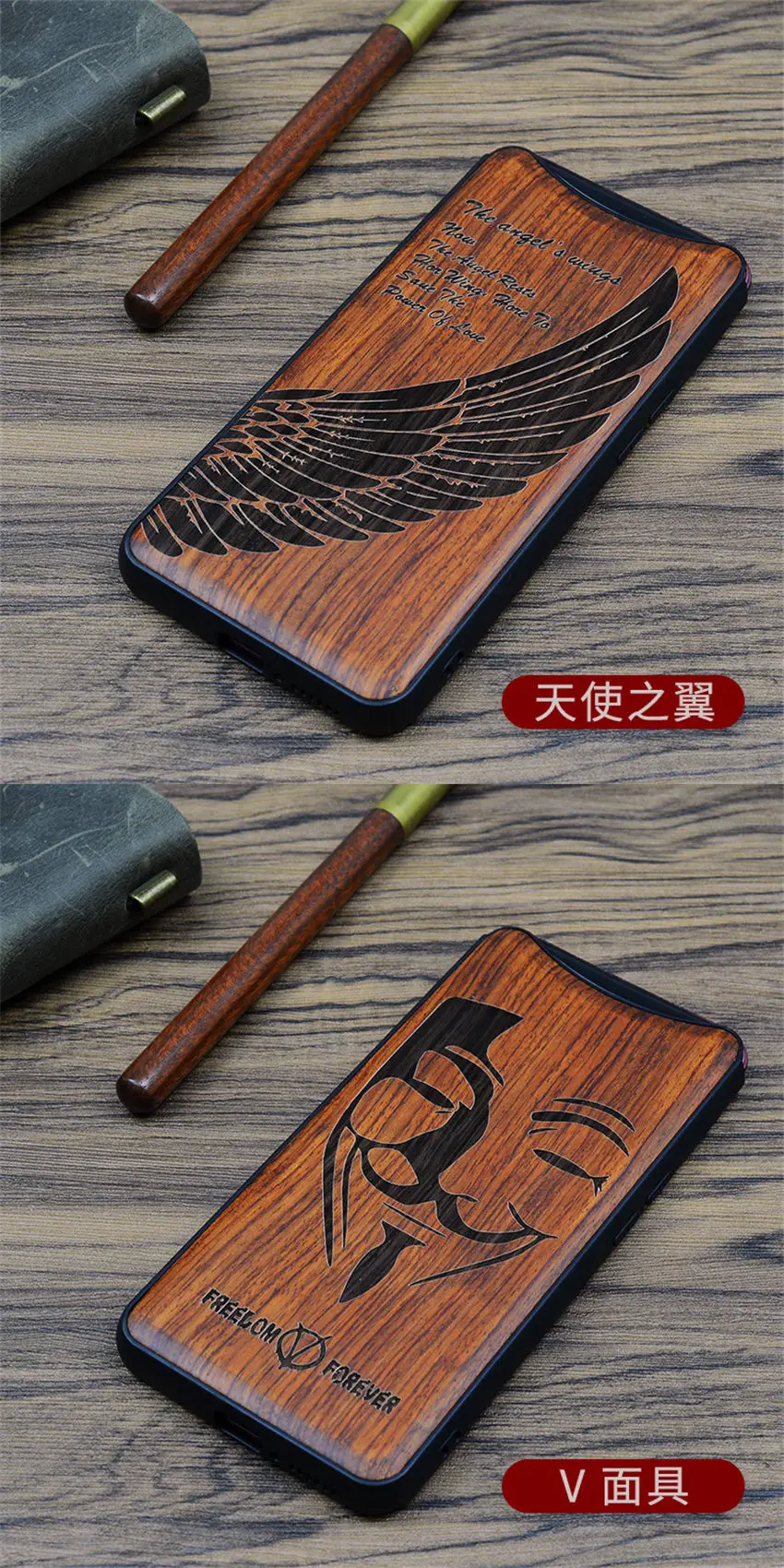 Boogic Case for OPPO Find X 360 Full Protection Wood Carved Design Anti-shock Silicone Cover for Oppo Find X fundas shell (7)