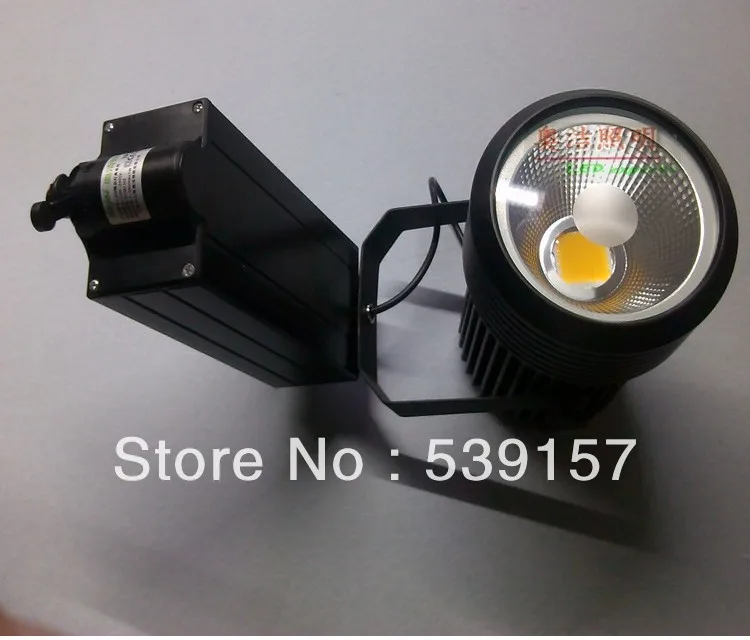 

Free shipping High Quality COB 30w LED Track light LED Spotlight 85~100LM/W WW/CW,AC85~265V,2 PIN Integrated chips 8pcs/lot