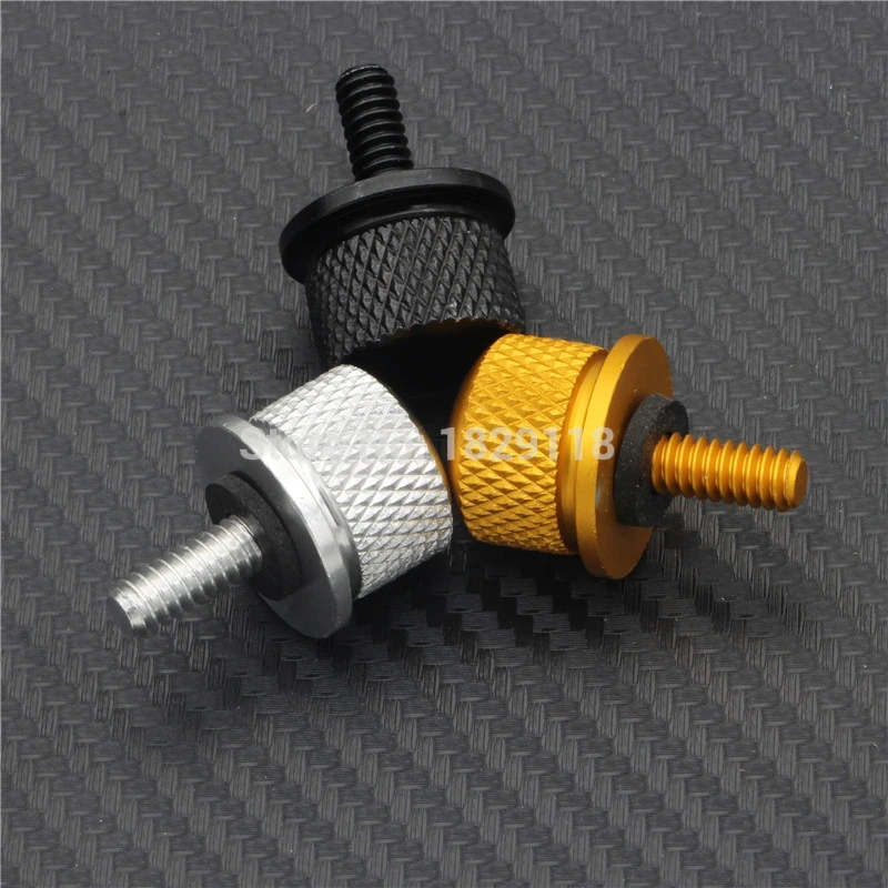 

3 Color 1/4"-20 Seat Mount Bolt Screw Cap For Harley Softail Dyna Sportster