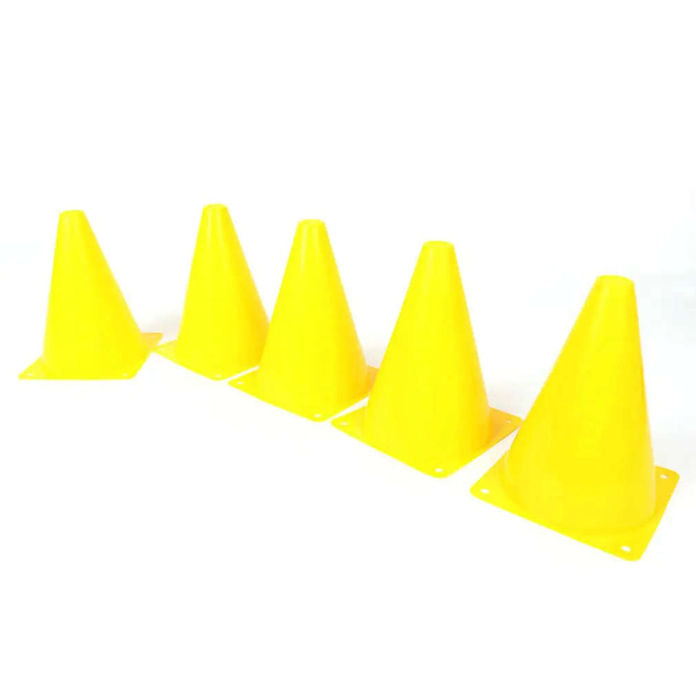 

5PCS/Set 18cm Training Sport Safety Traffic Marker Cone Football Rolle