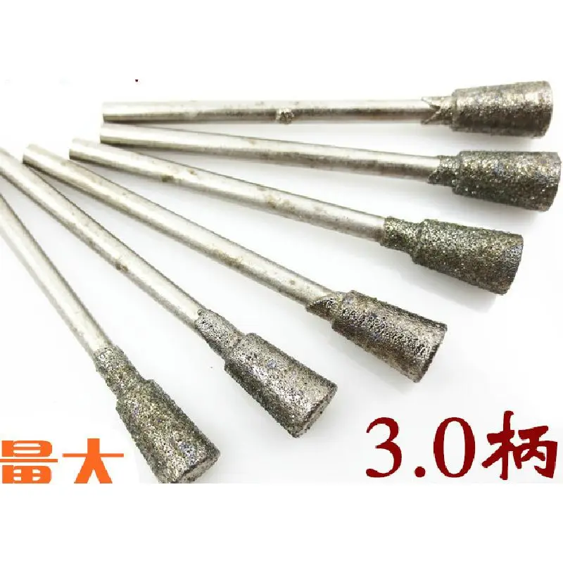 3mm Shank 36pcs/lot 3 10mm Wheelhead Jade Carving Tools Peeling