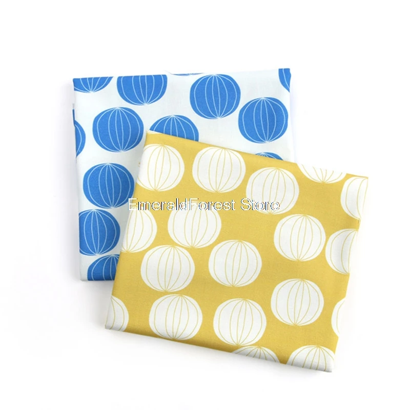 

High quality imported cotton oxford cloth, Nordic style printed fabric, handmade DIY gold bag fabric 90cmx150cm