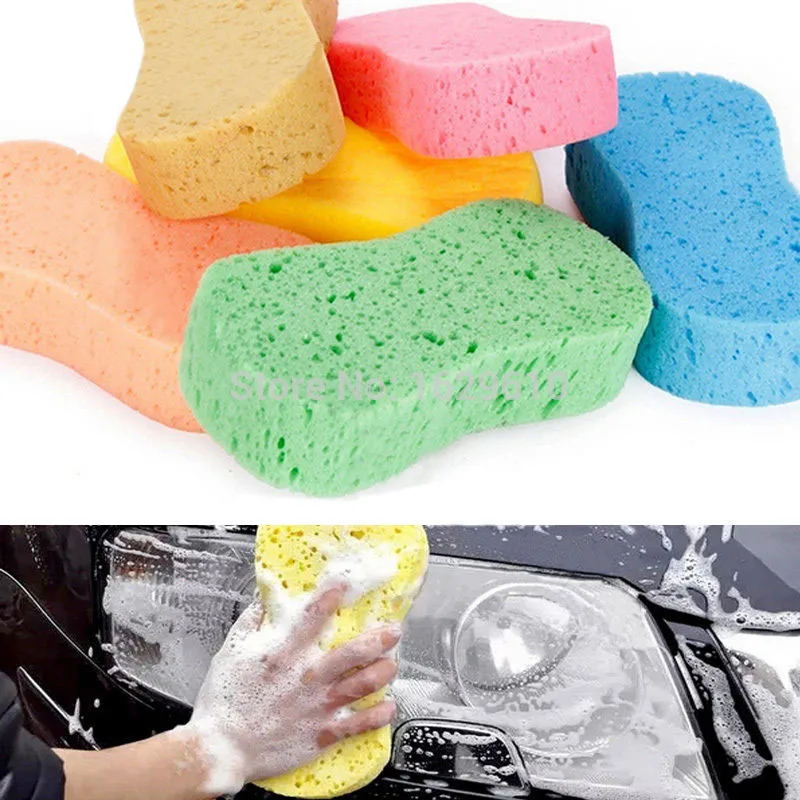 1 Pc Eight Characters Decontamination Cleaning Sponge Car Clean Tools