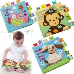 Малыш блокнот, Обложка из мягкой ткани для маленьких мальчиков книга для девочек для новорожденных, обучающая игрушка ткань милый книга