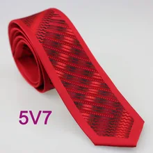 YIBEI Coachella галстуки мужские черный красный узкий галстук границы маленькие точки Диагональ Полосатый галстук тонкий 6 см Новинка Corbatas Hombre