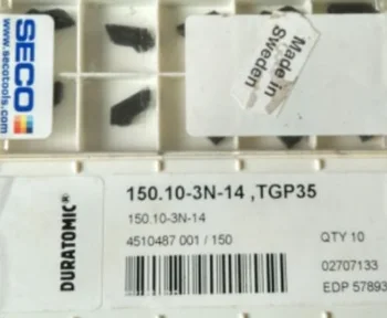 

10PCS TOOLS CARBIDE INSERT 150.10-3N-14 TGP35