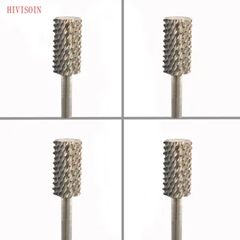 

HIVISOIN Carbide Nail Drill Bit - Small Barrel Bit - C (Silver)