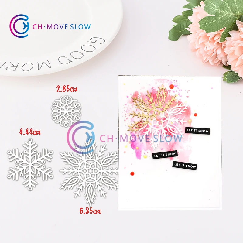 

CH SNOWFLAKE Metal Cutting Dies Embossing Scrapbooking Stencil Craft Cut Dies For DIY Card Crafts Handmade