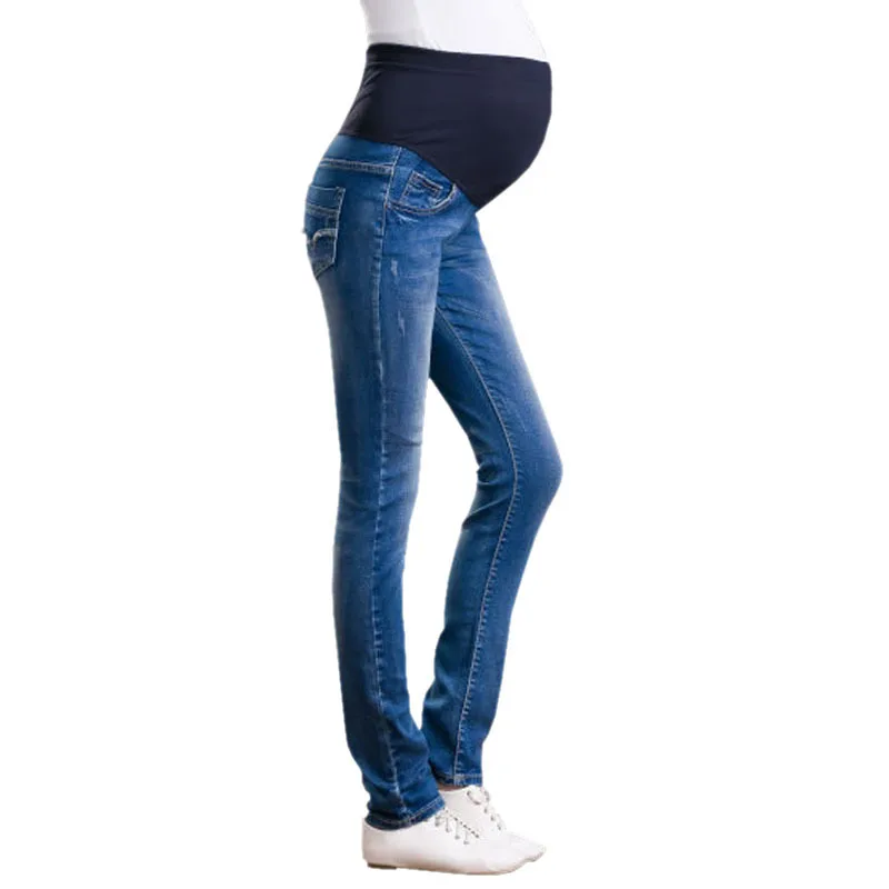 Denim Maternity Jeans Plus size Elastic waist Long Trousers pants for Pregnant women Pregnancy clothes ropa embarazada leggings Denim Maternity Jeans Plus size Elastic waist Long Trousers pants for Pregnant women Pregnancy clothes ropa embarazada leggings