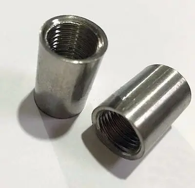 

304 Stainless Steel Round Nut Rod Pipe Fitting Connector Adapter 1/2" BSP Female Threaded Max Pressure 2.5 Mpa