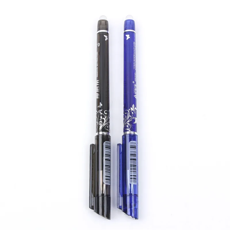 Стираемая 0,5 мм гелевая ручка перо синий черный заправки на выбор студент, школа, офис Канцелярские Принадлежности высококачественный бренд подарочная ручка 4 цвета