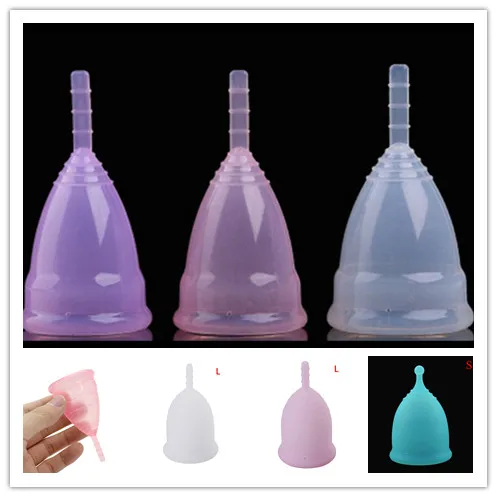 NEW 1pcs Silicone Menstrual Cup Women Health Care Cup Lady Alternative Pads Tampons Feminine Hygine Product For Women