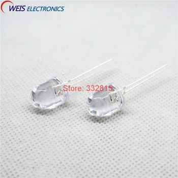 

20PCS F10 BLUE LED , DIP-2 LONG LEGS 1.8-2.2v 20ma 10MM BLUE WATER CLEAR LAMP light emitting diode Free Shipping