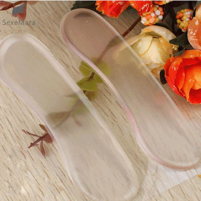 

SexeMara 1 Pair Women's Silicone Gel Back Heel Cushion Foot Care Shoes Pads Shoe Insoles