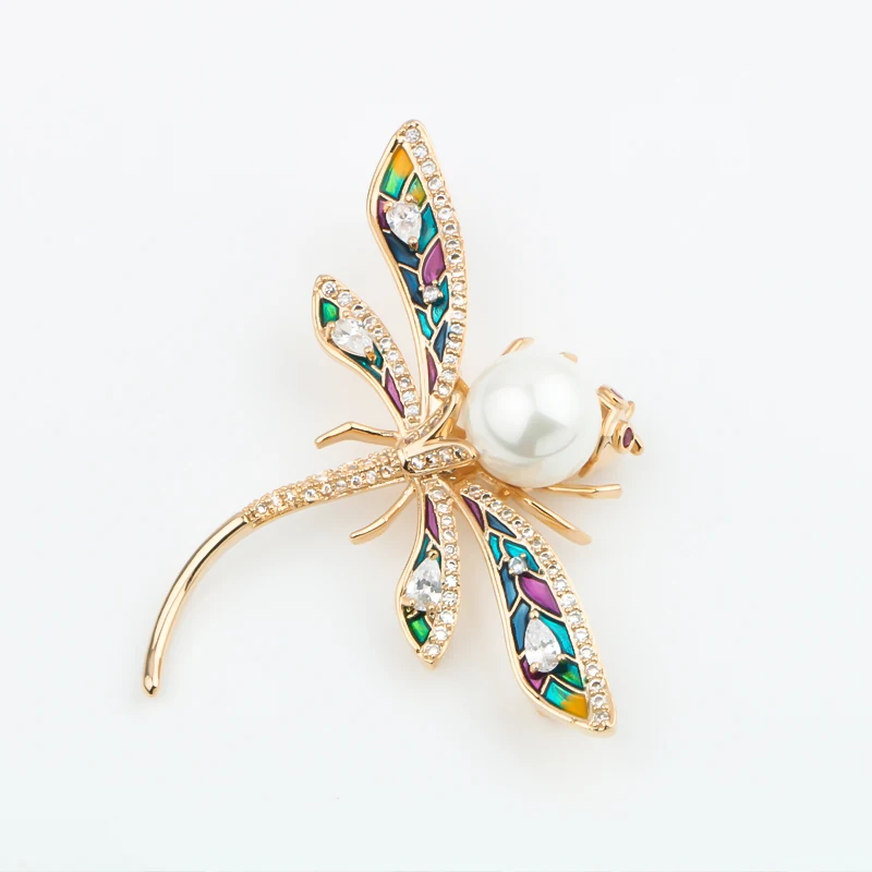 gold dragonfly brooch (3)