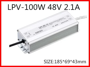 

100W 48V 2.1A LED constant voltage waterproof switching power supply IP67 for led drive LPV-100-48