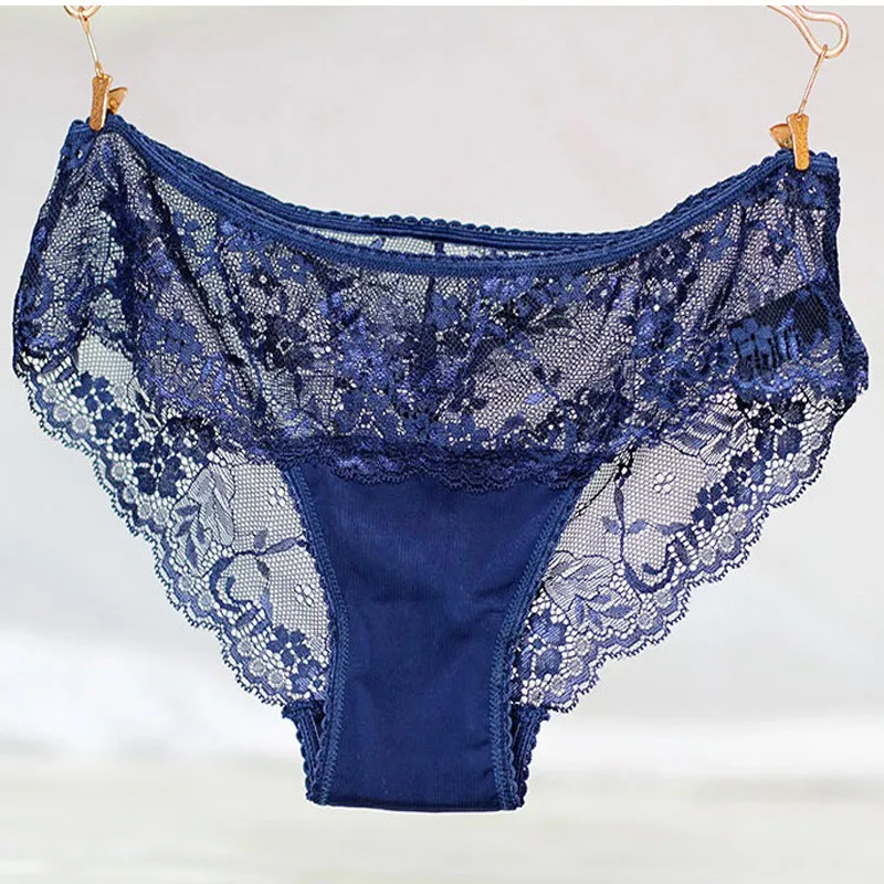 Sexy Women Female Briefs Panties Brand Lace Underwear Womens Nylon Underware For Lady Intimates 2017 (9)