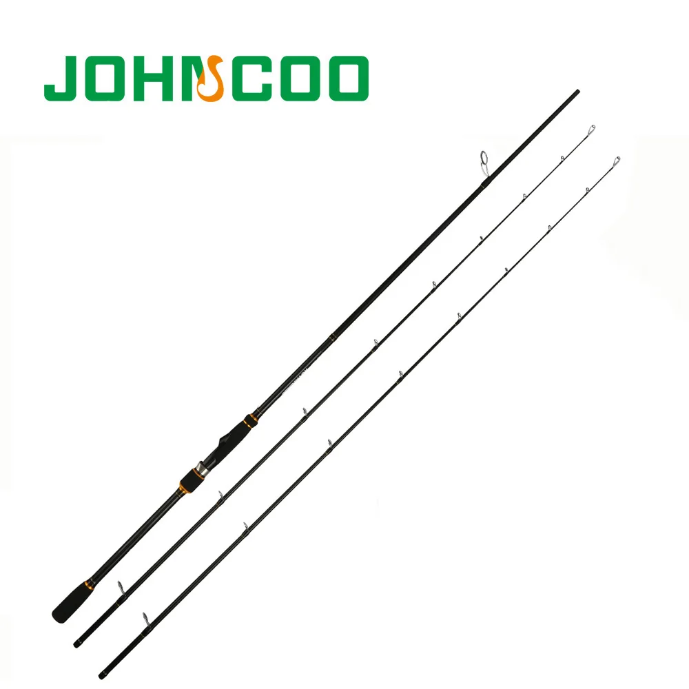 JOHNCOO 2 4 м спиннинговая Удочка экстра быстрое действие m MH наконечники карбоновая
