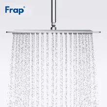 Frap, новинка, душевая головка для ванной, серебряная квадратная, 304, нержавеющая сталь, большая дождевая насадка для душа, для ванны, для дождя, для душа, F28-3/G28