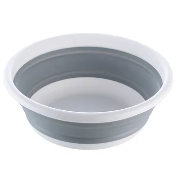 

New Large Size Portable Plastic Basin For Wash Car Clothes Vegetable Washing Folding Basins Home Kitchen Traveling Cleaning To