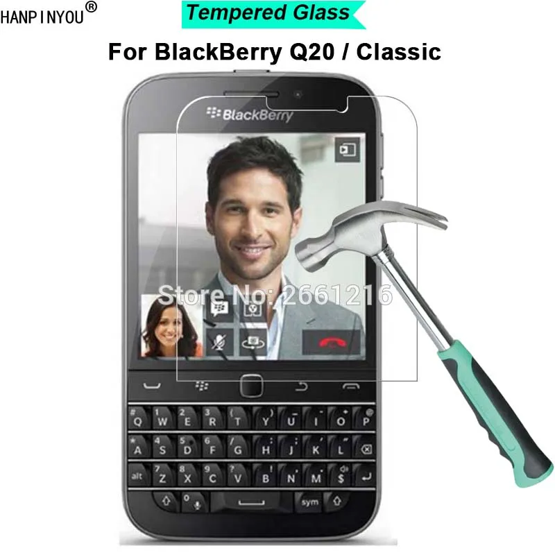 Для BlackBerry Q20 / Classic 3 5 &quotновая твердость 9H 2.5D ультратонкая закаленная фотозащита |