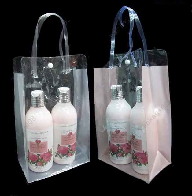 16 8 25cm Large Size Clear Plastic Gift Pouch With Handle Clear Makeup 16-8-25cm-large-size-clear-plastic-gift-pouch-with-handle-clear-makeup
