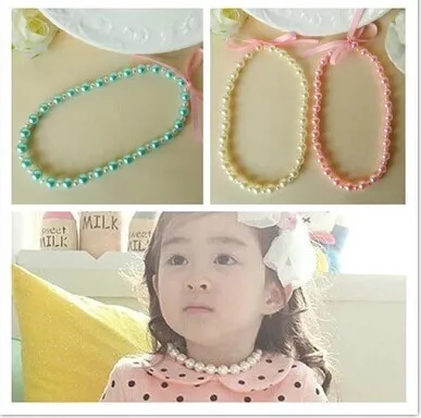 HappyKiss 1 шт. жемчужное детское ожерелье из акриловых бус детские ювелирные изделия для девочек детские украшения