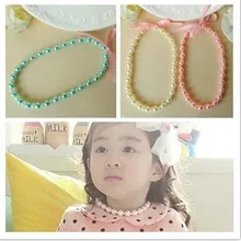 HappyKiss 1 шт. жемчужное детское ожерелье из акриловых бус детские ювелирные изделия для девочек детские украшения