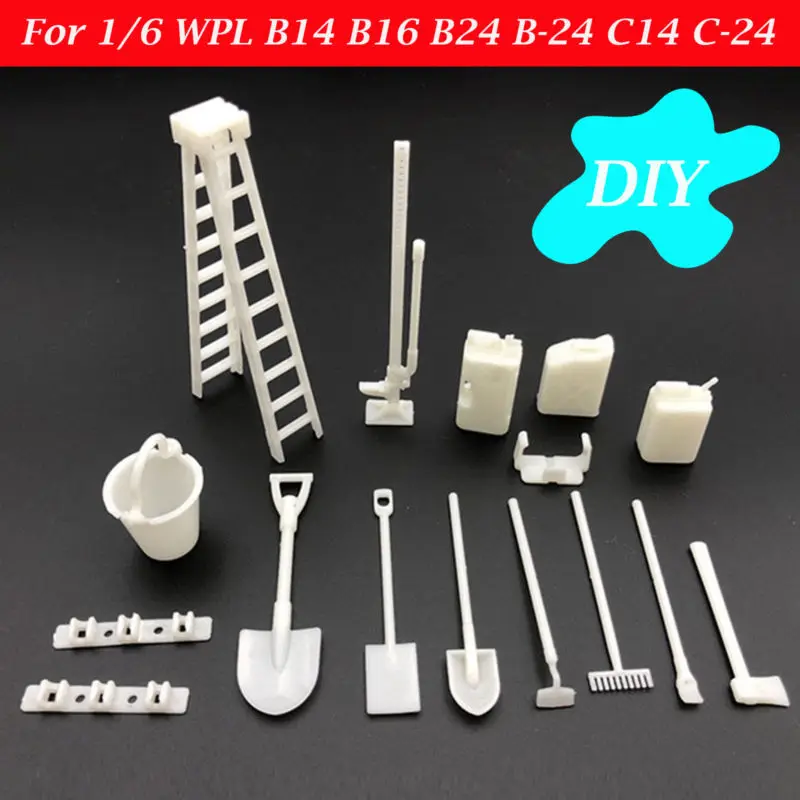 1 Set Mini Tools RC Truck Accessory DIY Kits Decorative Accessories Parts For 1/16 WPL B14 B16 B24 C14 C24 RC Truck 1 Set Mini Tools RC Truck Accessory DIY Kits Decorative Accessories Parts For 1/16 WPL B14 B16 B24 C14 C24 RC Truck