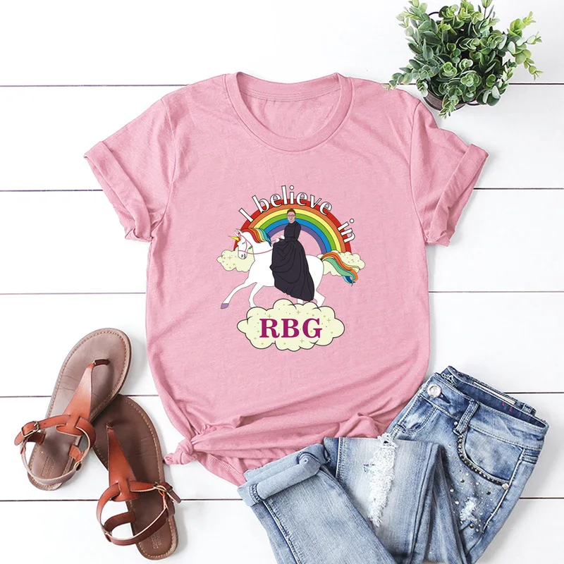 

Plus Size 5XL Women Tshirt Rainbow T-Shirts Summer Cotton O Neck Short Sleeve Tee New Female Casual Shirts Harajuku Tops
