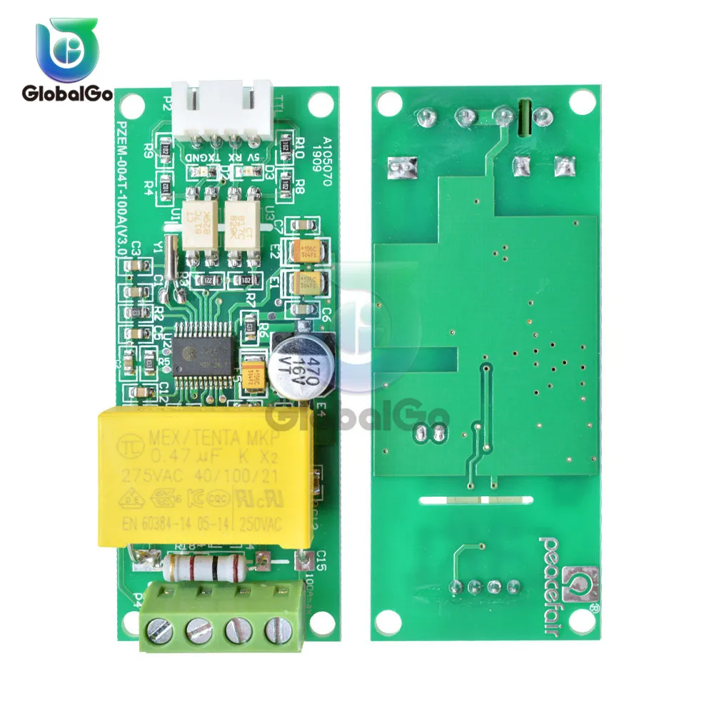 PZEM-004 AC цифровой многофункциональный ватт мощность вольт ампер ток Тест метр модуль для Arduino Амперметр Вольтметр 0-100A 80-260 в