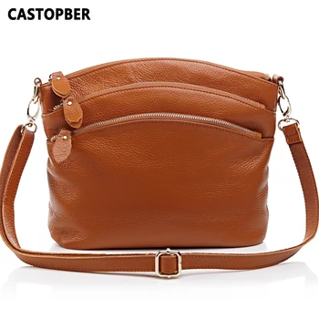 

Fashion Women Messenger Bags Cowhide 100% Genuine Leather Cross Body Shoulder Bags Handbags Womens Famous Brands High Quality