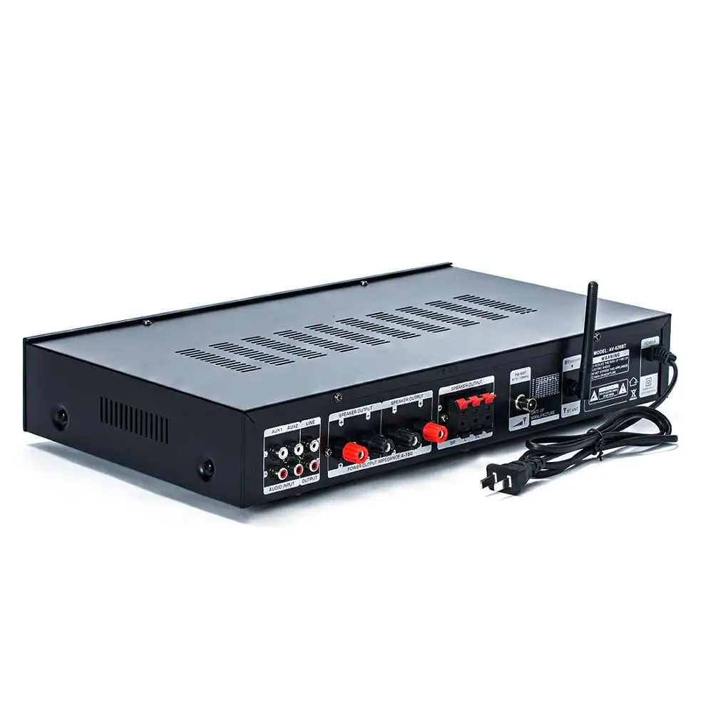 220 В 5,1 канал 400 Вт Высокая мощность SD USB FM Bluetooth пульт дистанционного управления усилитель мощности домашний AV усилитель