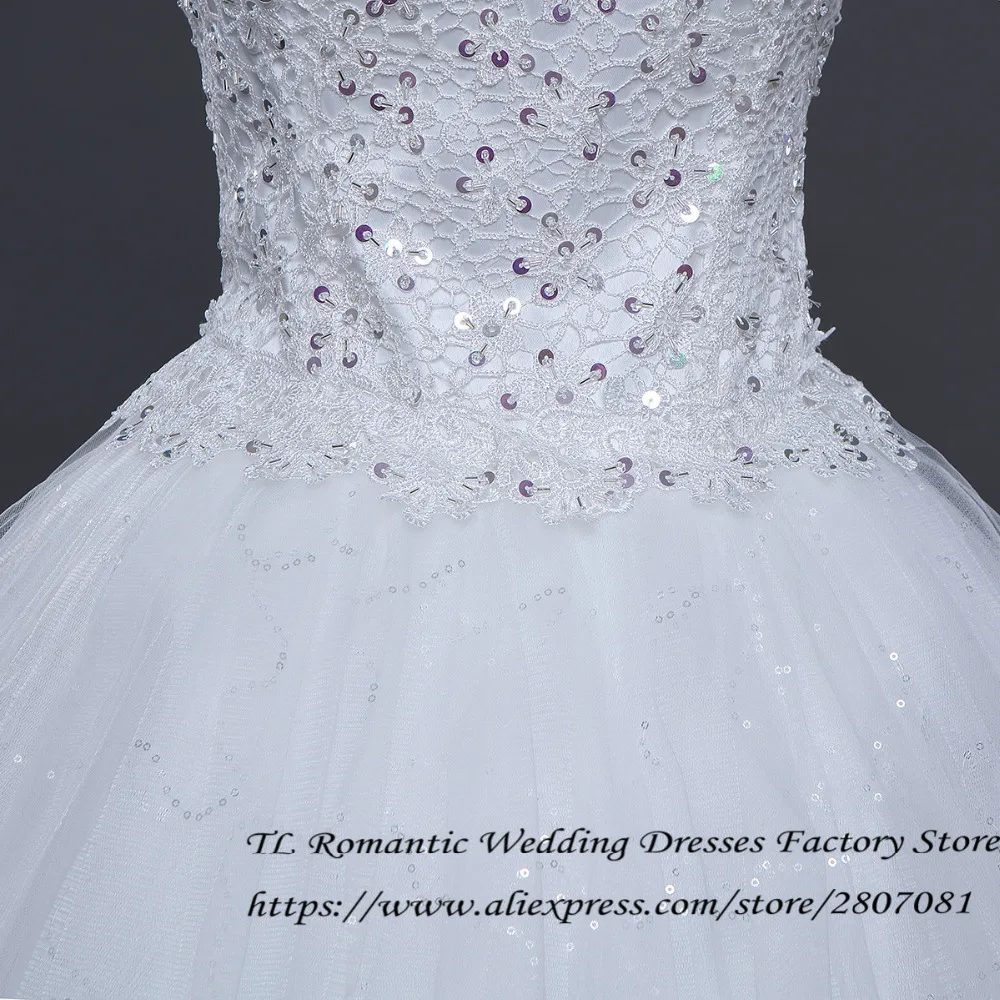 Новые кружевные сексуальные Простые Свадебные платья с лямкой на шее, белые недорогие платья принцессы больших размеров для невесты, Vestidos De Novia HS029
