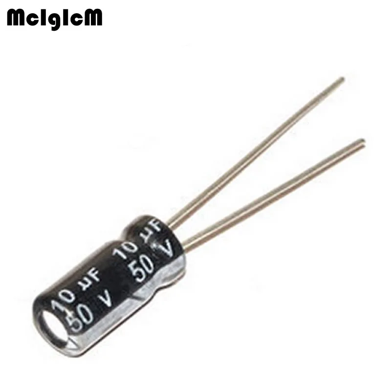 MCIGICM 1000pcs Aluminum electrolytic capacitor 10uf 50v 5*11 Electrolytic  capacitor|capacitor 10uf 50v|capacitor 10ufelectrolytic capacitors -  AliExpress