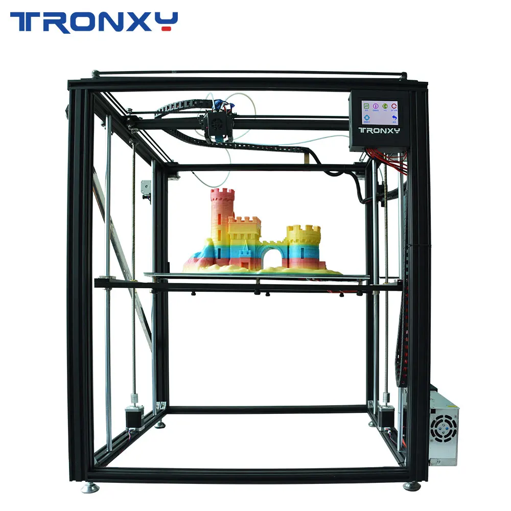 TRONXY 3D принтер X5ST-500-2E двойной цвет DIY машина ядер печати большой размер MK8 экструдер - Цвет: X5ST-500-2E