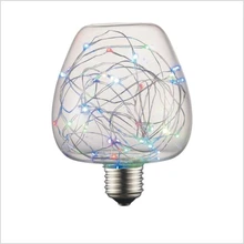 E27 лампа последняя новинка лампы Apple красочный медный провод светодиодный светильник атмосферная лампа