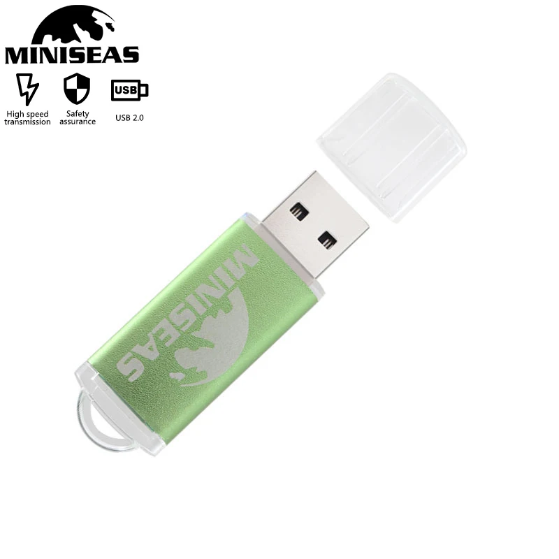 Miniseas, новинка, USB флеш-накопитель, 4 ГБ, 8 ГБ, 16 ГБ, 32 ГБ, 64 ГБ, флешка, внешний накопитель, флешка