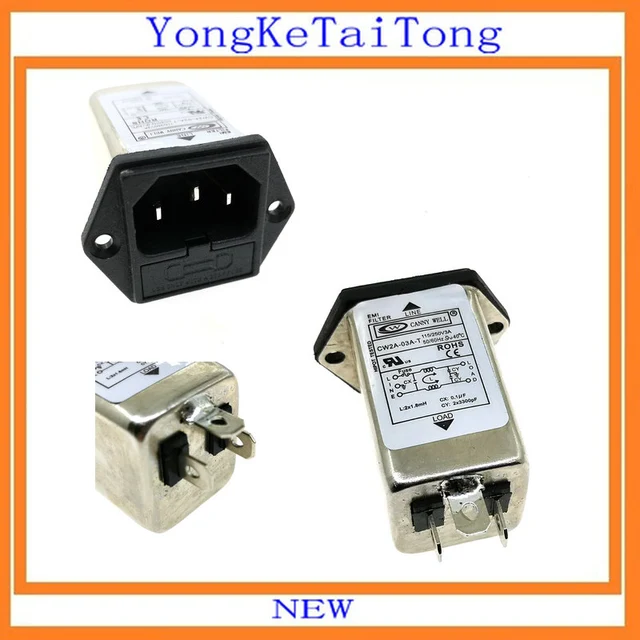 Special Offers 1PCS/LOT EMI Filter CW2A-03A-T 3A 115V-250V Special Offers 1PCS/LOT EMI Filter CW2A-03A-T 3A 115V-250V