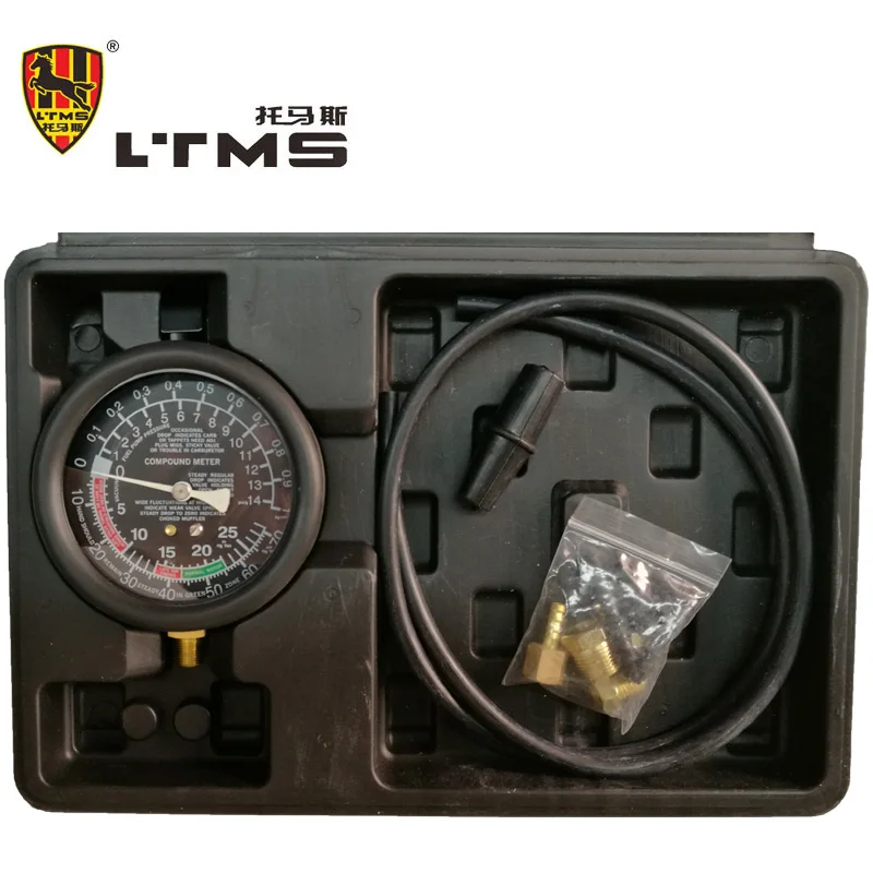 Vacuum Pressure Car Gauge Engine Set Dual Scale Cylinder Compression