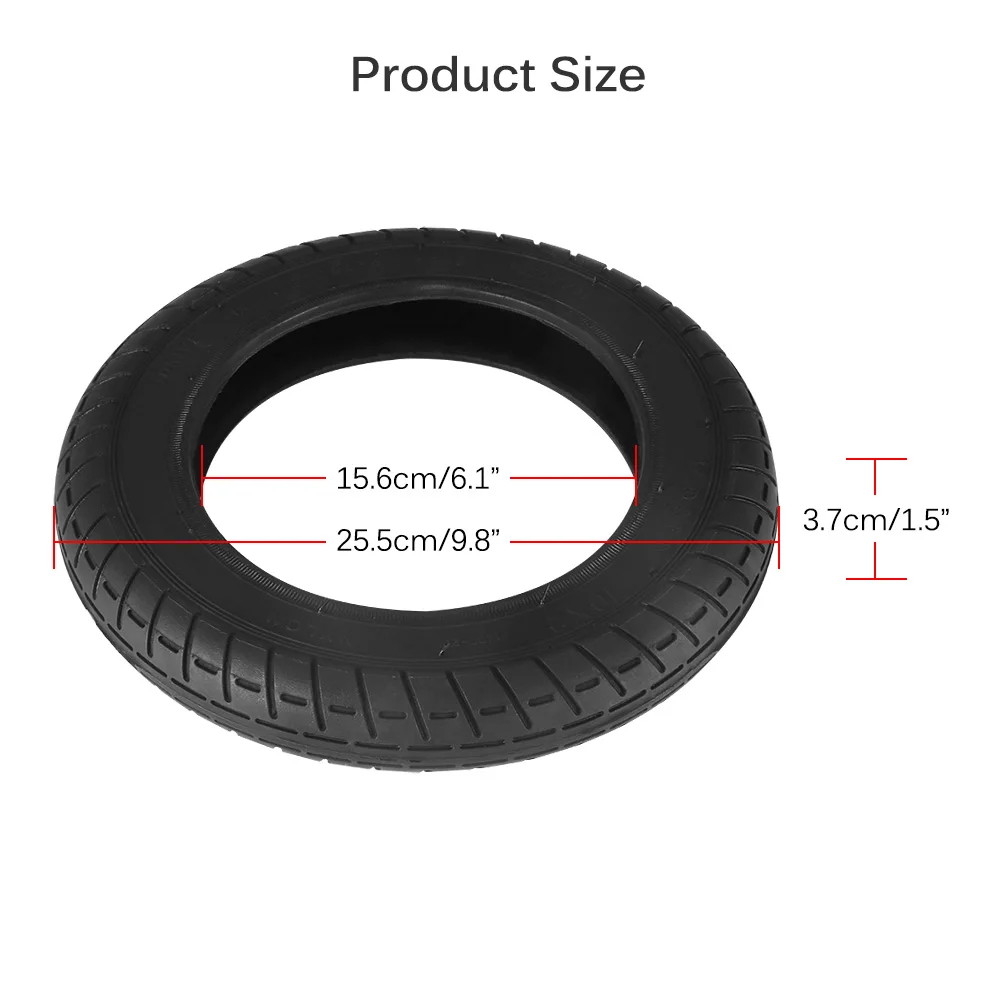 Excellent DIY 10 Inch Tyre for Xiaomi M365 Electric Scooter Tyres Self Smart Balance Outer Rubber Tires Balancing Hoverboard Solid Tire 1