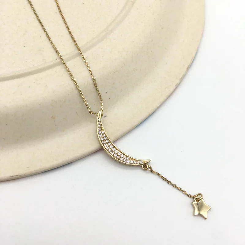 

zircon necklace long chain pendant necklace for women fashion jewelry women accessories fashion luxury pendant